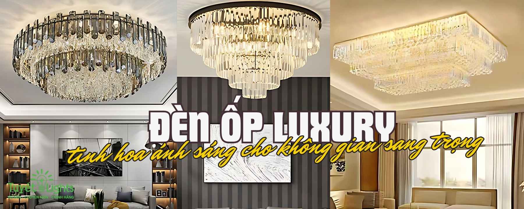 Đèn Ốp Trần Trang Trí Luxury